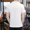 Men's Polos Casual Polo Shirt Men Fashion Camisa Business Hip Hop Tee Zipper Homme Tops Tees Fitness Mens Clothing