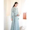 Vêtements ethniques Automne Hiver Femmes Qipao Robe Chinoise Hanfu Traditionnelle Cheongsam Femme Robe Chino Épaissir Manteau Élégant MT869