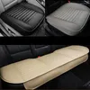 Car Seat Covers Breathable PU Leather Cover Driver's Protection Anti-skid Pad Universal Size Chair Styling Cushion Accessories