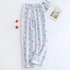 Women's Sleepwear 2023 Fashion Winter Women's Quilted Pajama Pants Warm Home Loose Comfortable Elastic Waist Cute Cartoon