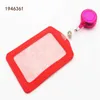 20 colori Porta badge retrattile Bobine Portachiavi Clip per catena Forniture per ufficio Studenti scolastici Cordino identificativo