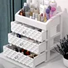 Scatole portaoggetti Grande romanzo Make Up Drawer Organizer Donna Trucco Cosmetici Scatola Portagioie femminile Comò da scrivania Tidy