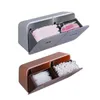 Boîtes de rangement Organisateur de salle de bain Tampons en coton Porte-tige en plastique Conteneur de tampon mural Cosmetic2041