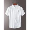 Heren Polos Polo Shirt Men Summer Ice Silk Business Casual Fashions Hoge kwaliteit merk Kort mouw Katoen Korte mouw