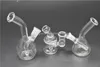 TOP qualité mini bong en ligne Matrix Perc bécher bongs percolateur Pipe à eau Nano tuyaux en verre bongs pipe à eau 10mm 14mm femelle dab plate-forme pétrolière