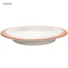 Plates Imitation Porcelain Plate Korean Creative Dishes Tableware Plastic Disc Western Sushi Barbecue