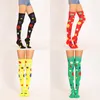 Women Socks Girls Over Knee Polka Dot Printed Cosplay Long Sock Lår High Stocking Party kostymtillbehör 1Pair