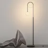 Lampadaires Lampe Vitrail Bambou Fer Forgé Candélabre Chambre Lumières