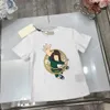 enfant t-shirt bébé vêtements bébé vêtements enfants designer t-shirt fille garçon t-shirts à manches courtes avec des étiquettes de bande dessinée lettres chemise d'été de luxe
