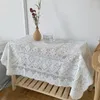 テーブルクロスレトロレース刺繍中空のデザイン装飾用のテーブルクロス長方形のテーブルクロスカバー