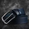 Ceintures hommes ceinture en cuir bleu/noir/vert/marron taille homme décontracté haute qualité 100-130CMceintures