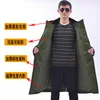 Men's Down Scienwear 2023 Winter Green Militares Militar Casacos Mens Segurança Parkas Cotton Jackets Outdoor Night Night Rous