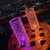 Lampes de table LED lampe en cristal exceptionnelle luxe décoration de la maison maçonnerie design chambre rechargeable veilleuse