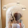 Förvaringslådor Makeup Brush Holder Lid Design Lätt Penn Läppstift Eyebrow Pencil Container för bord