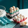 Пластины 6 сетки держателя яиц керамическая анти-скольжение холодильника-холодильник Shockper-Ray Hore Home Организация ZM