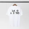 Men's T-shirts Galleryes depts Designer Summer Gallary Shirt Alphabet Printed Star Same Round Neck Short Sleeve T-shirt for Men and Women BLACK&GRAY