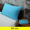 Pillow Case 1PC Solid Kolor łóżka Poduszki Poduszki Standardowa pokrycia sypialnia 17 kolorów 47 74 cm Kekegentleman