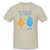 Heren t shirts klassieke kraag heren geen chemie t -shirt ijzeren letters 3d tee korte uniforme olie en water man katoenen ronde nek print