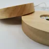 Lâmpadas de mesa USB Lâmpada de madeira LED BASE CABO CANTO DO CABO MODERNA ACRYLIC 3D montado