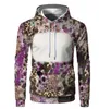 Großhandel druckbare Sublimation leere Hoodies Polyester Farbstoff Pullover Pullover Faux Bleach Print individuelles Logo Bleach Hoodie bb0124