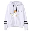 Herrtröjor haikyuu cool tryckning kvinna/man tröja hoodie tryck damer koreanska mode street kvinnor pullover