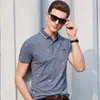 Men's Polos HEHU Mens Polo Summer Shirts Short Sleeve Men Casual Clothing Fashion Blue Green Gray Print Shirt