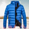 Heren Hoodies Men Winter Winter Warm Slim Fit Dikke jas Casual Zipper Thermische Ultralight Outdoor Wandel Jacket Outerwear Chaquetas HOMBRE #C