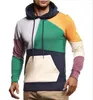 Męskie bluzy z kapturem Xing Shang 2023 Autumn and Winter Men Style mieszane kolory z kapturem pullover duży rozmiar swobodny płaszcz na pokolenie