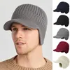 Berets Chic Men Hat القبعة الصلبة ألائم منتظم لا عائق في فصل الشتاء مقاوم للبرد