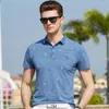 Men's Polos HEHU Mens Polo Summer Shirts Short Sleeve Men Casual Clothing Fashion Blue Green Gray Print Shirt