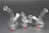 TOP qualité mini bong en ligne Matrix Perc bécher bongs percolateur Pipe à eau Nano tuyaux en verre bongs pipe à eau 10mm 14mm femelle dab plate-forme pétrolière