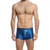 Mutande Uomo Boxer Intimo tinta unita Mutandine comode Pantaloncini Qucik-dry Ropa Interior Hombre Cintura elastica