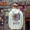 Heren Hoodies 2023 Fashion Hip Hop Print Hoodie Men Fall Winter Street Trend los en comfortabel