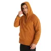 Gym Clothing Double-sided Polar Fleece Men's Sports Hoodie Autumn And Winter Plus Size Outdoor Solid Color Sweatshirt Workout Sweater