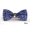 Bow Ties Brand Noble Diamond Men's Solid podwójna warstwa motyla Butties Romantyczny ślubny krawat dla mężczyzn z luksusowym pudełkiem