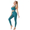 Active Sets Seamless Women Yoga Set Workout Sportswear Gym Clothes Fitness Long Sleeve Bra Crop Top High Waist Leggings Sports Suit F01