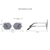 Sunglasses 2023 Frameless Sun Shape Women Retro Fashion Party Metal Personalized Eyeglasses