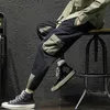 Men's Pants Men's Men Jogger Dance Track Streetwear Loose Side Striped Hip Sportwear Baggy Cargo Slacks Trousers Man 5XLMen's