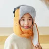 BERETS BARN VINTER BOMBER TROPPER HAT VARMT USHANKA JACKT MED MASK EAR FAL WINDOPHT GLASS FÖR KIDS 3-10 Y