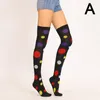 Women Socks Girls Over Knee Polka Dot Printed Cosplay Long Sock Lår High Stocking Party kostymtillbehör 1Pair