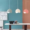 Lampade a sospensione Sala da pranzo creativa Lampada a sfera colorata Decorazioni moderne Amaretto Living Milk Tea Shop Art Hanging Lights