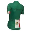 Vestes de course mexico green cycling jersey femmes personnalisées vélo road montagne race courte tops vêtements d'été respirant