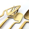 Dinnerware Sets 16Pcs Black Matte Cutlery Set 304 Stainless Steel Knife Fork Spoon Dinner Kitchen Flatware Tableware