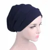 Etniska kläder muslimska kvinnor hijab stretch halsduk inner turban cap islamisk huvud slitage hatt pannband headwrap
