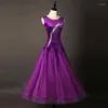 Robe de danse moderne sans manches pour scène