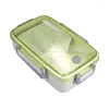Zestawy naczyń stołowych odporne na szczelne pudełko na lunch mikrofalowe Bento Kid's PP BPA za darmo na torbę