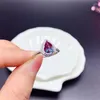 Clusterringen Alexandrite Promise Ring 925 Sterling zilveren waterdruppel Scheurvorm Betrokkenheid voor vrouwen 6 8 mm