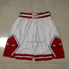Takım Basketbol Şortları Sadece Don Mesh Retro Stripe Şampiyonu Cep Fermuarı ile Spor Pantolon Giyim Pantolon Pop Pop Yeşil Kırmızı Mavi Beyaz