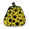 Brooches Yayoi Kusama Pumpkin Enamel Pin Japanese Artist Art Brooch Badge Polka Dots Fashion Jewelry Accessories