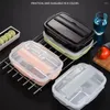 Dinnerware Sets 1200ML 304 Stainless Steel Lunch Box Bento For School Kids Office Worker Steaming Container Storage